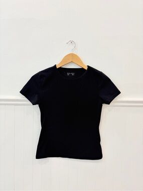 Golden Butter Essential T-Shirt in Black